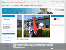 Tablet Screenshot of hf.hogym.dk